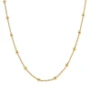 Cadena Dots Plata Dorada