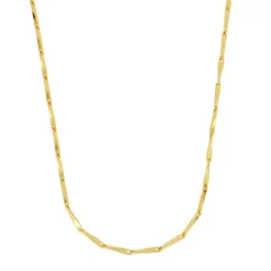 Cadena Leia Plata Dorada