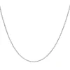 Cadena Rolo 42cm Oro Blanco 18K