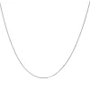 Cadena Veneciana 42cm Oro Blanco 18K