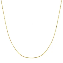 Cadena Veneciana 55cm Plata Dorada