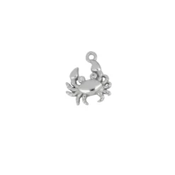 Charm Cangrejo Plata