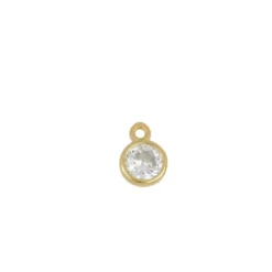 Charm Chatón Plata Dorada