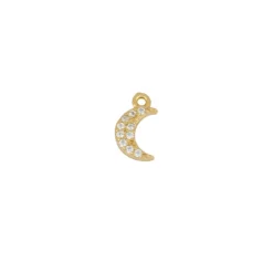 Charm Moon Plata Dorada