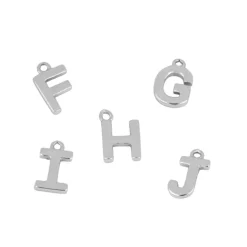 Charm Shine Letter Plata