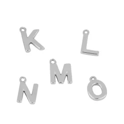 Charm Shine Letter Plata