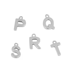 Charm Shine Letter Plata