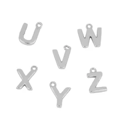 Charm Shine Letter Plata