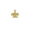 Charm Tortuga Plata Dorada