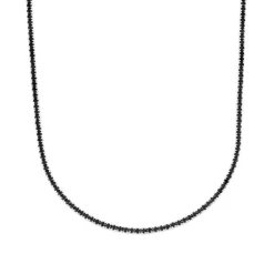 Choker Dune Black Plata