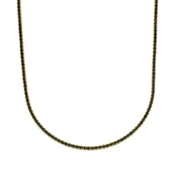Choker Dune Black Plata Dorada