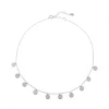 Choker Medallitas Plata