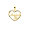 Colgante Corazón Mamá Oro 18K