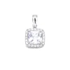 Colgante Melinda Oro Blanco 18K