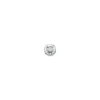 Colgante Mini Chatón Circonita Oro Blanco 18K