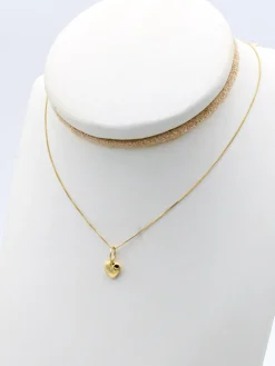 Colgante Mini Corazón Oro 18K