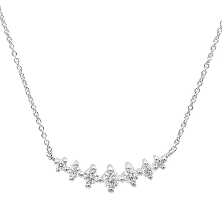 Collar Beatrice Diamantes 0,20ct G-VS Oro Blanco 18K