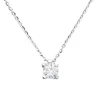 Collar Donna Diamante 0,50ct G-VS Oro Blanco 18K