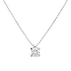 Collar Donna Diamante 0,30ct E-VS1 GIA Oro Blanco 18K