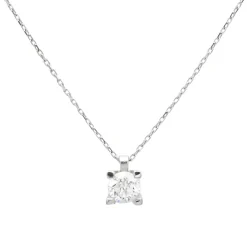 Collar Donna Diamante 0,20ct G-SI Oro Blanco 18K