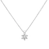 Collar Elia Diamante 0,14ct G-SI Oro Blanco 18K