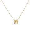 Collar Flow Letter Oro 18K