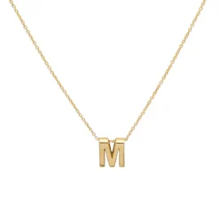 Collar Flow Letter Oro 18K