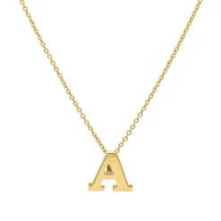 Collar Letra Oro 18K