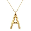 Collar Maxi Letter Bronce