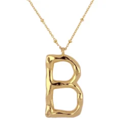 Collar Maxi Letter Bronce