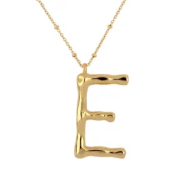 Collar Maxi Letter Bronce