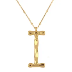 Collar Maxi Letter Bronce