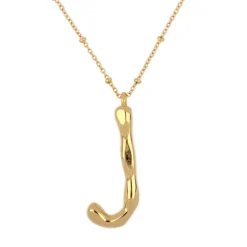 Collar Maxi Letter Bronce