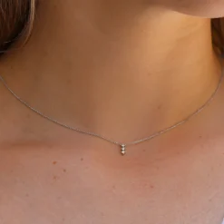 Collar Neri Diamantes 0,06t G-VS Oro Blanco 18K