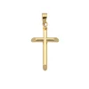 Cruz Tubo Oro 18K