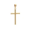 Cruz Tubo Oro 18K