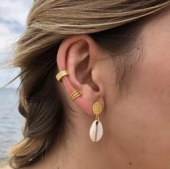 Ear Cuff Atenas Plata Dorada