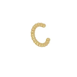Ear Cuff Balls Plata Dorada
