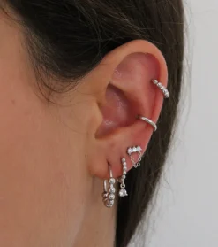 Ear Cuff Basic Plata