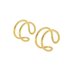 Ear Cuff Brisa Plata Dorada