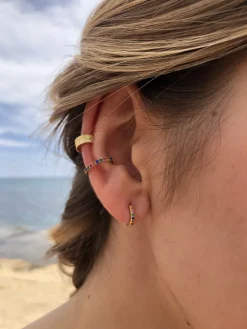 Ear Cuff Cora Plata Dorada