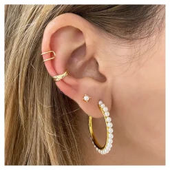 Ear Cuff Corin Plata Dorada