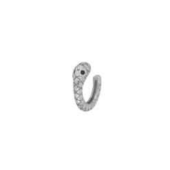 Ear Cuff Culebra Plata