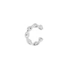 Ear Cuff Curly Plata