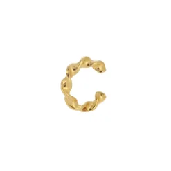Ear Cuff Curly Plata Dorada