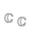 Ear Cuff Doble Acra Plata