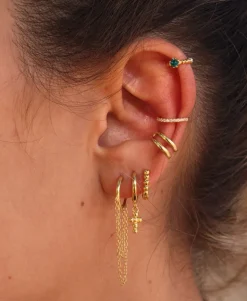 Ear Cuff Electra Plata Dorada