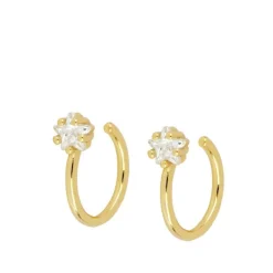 Ear Cuff Estrella Plata Dorada