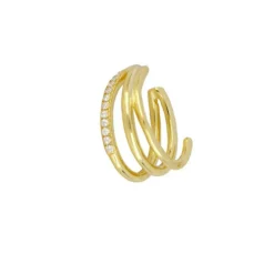 Ear Cuff Farah Plata Dorada