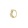 Ear Cuff Hidra Circonita Plata Dorada